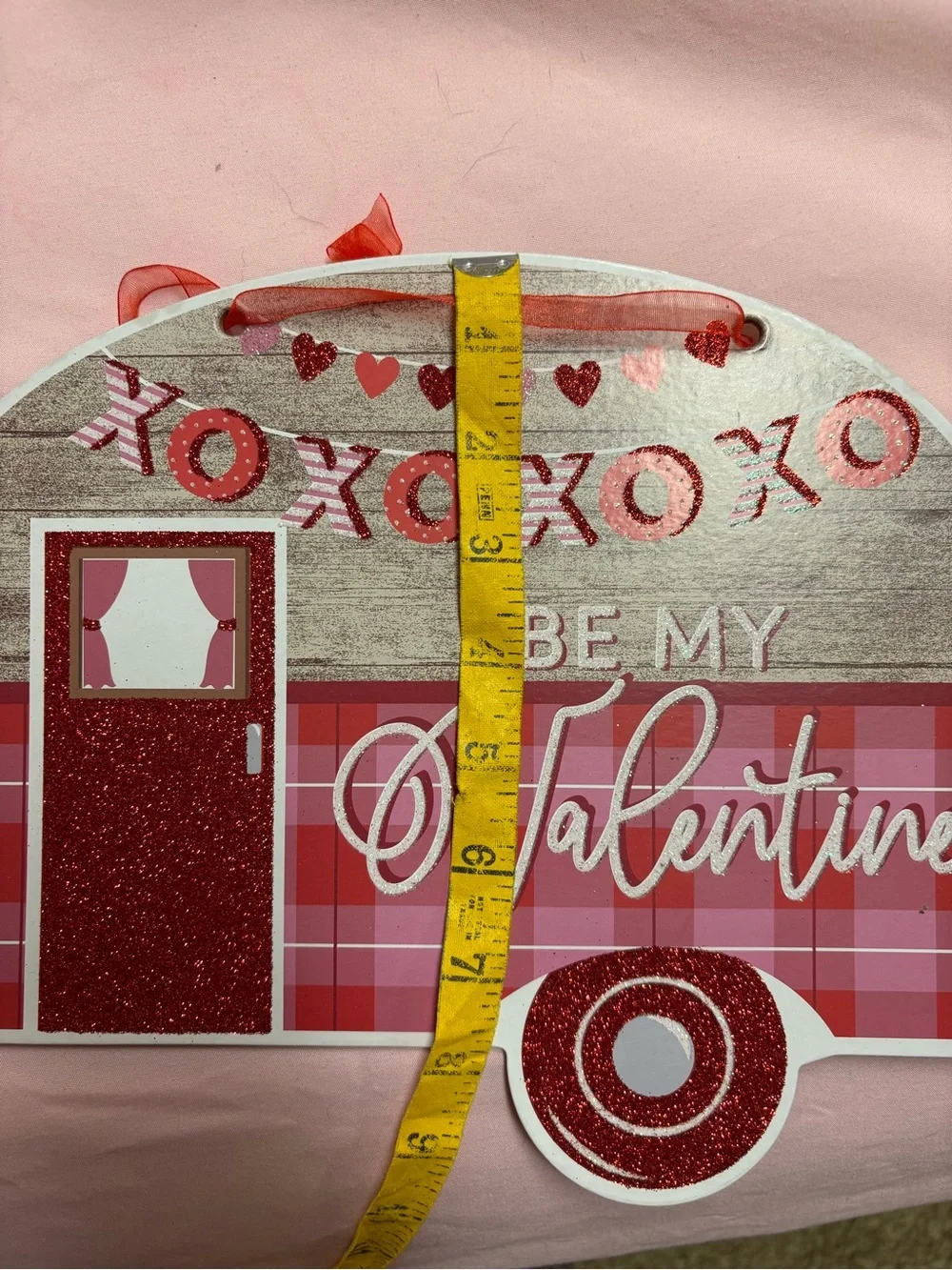 Valentine Buffalo Plaid Truck & Camper Wall Decor Set of 2 Farmhouse